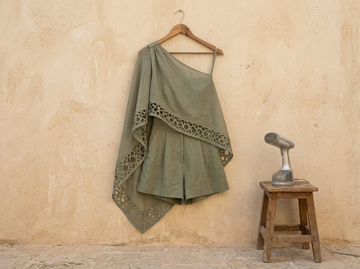 How to care for Asymmetric Capelet Playsuit
