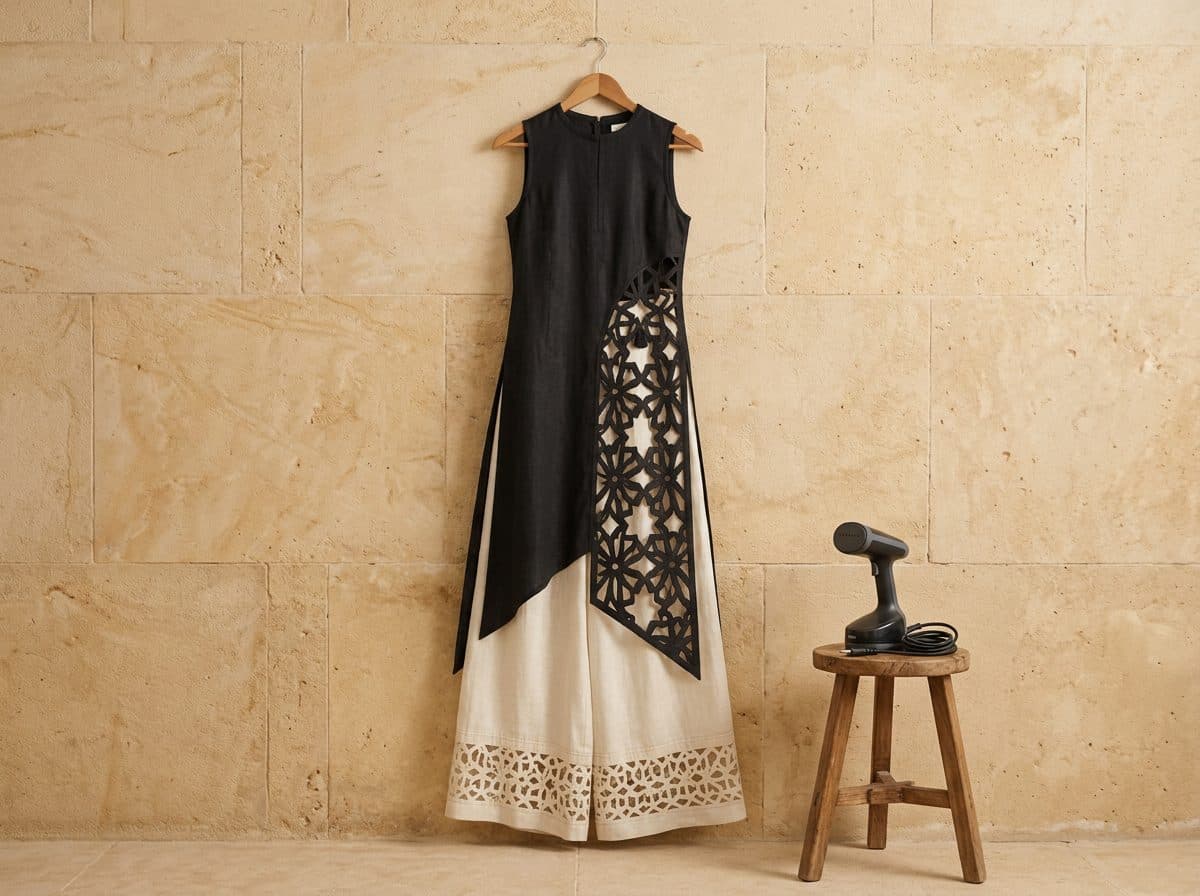 How to care for Asymmetric Tunic and Monumental Palazzo Pants Co-ord