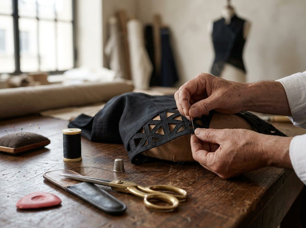 Architectural Asymmetric Waistcoat & Tailored Shorts Co-ord — in the making, construction and finishing