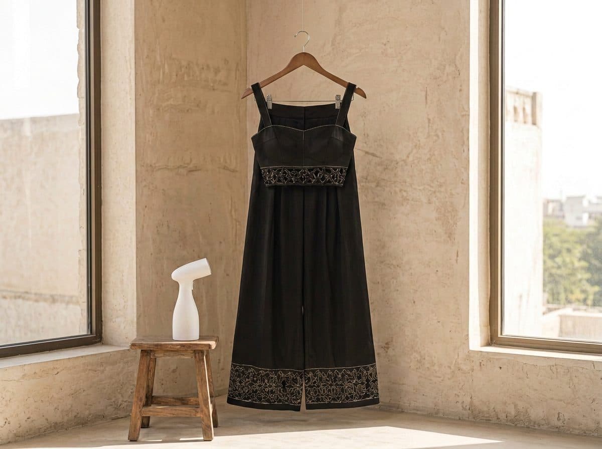How to care for Obsidian Silk Co-ord Set