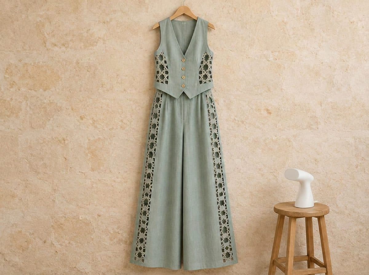 How to care for Linen Waistcoat & Palazzo Set