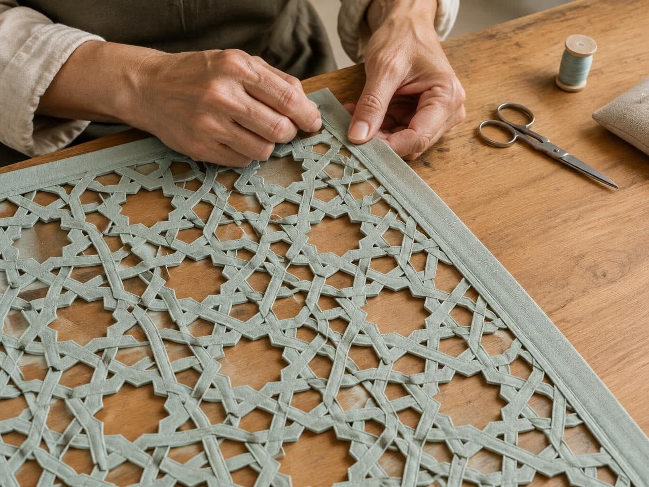 Linen Waistcoat & Palazzo Set — in the making, construction and finishing